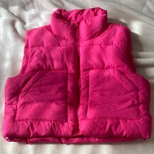 Love Tree Hot Pink Puffer Vest